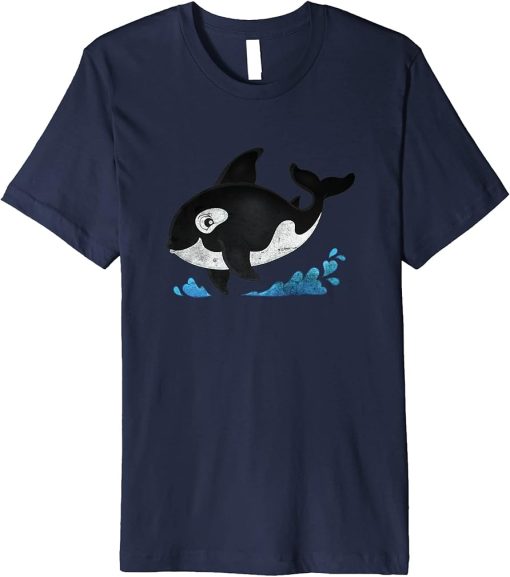 Ocean Orca Dolphin Sea Animal Whale Men Women Loves Orcas Premium T-Shirt