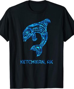 Ketchikan Alaska Native American Indian Orca Killer Whale T-Shirt