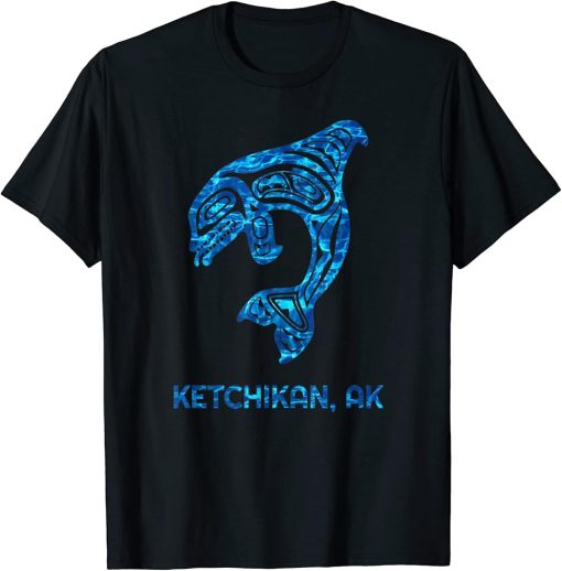 Ketchikan Alaska Native American Indian Orca Killer Whale T-Shirt