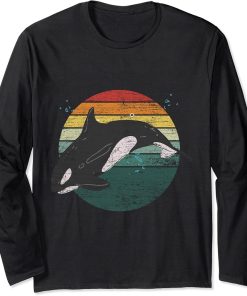 Retro Orca Long Sleeve T-Shirt